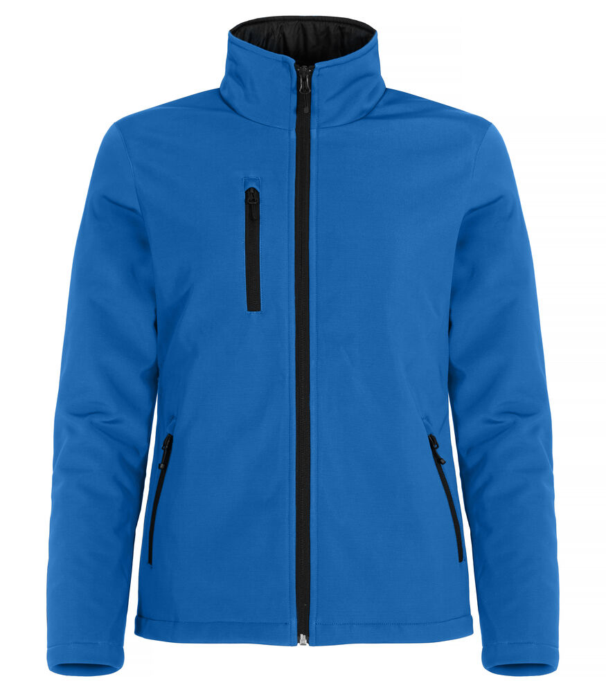 Padded Softshell Jacket Women Royalblå