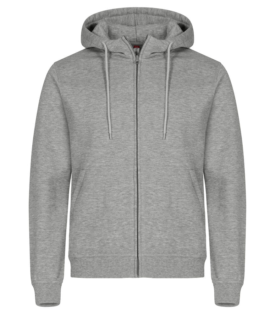 Miami Hoody Full Zip Gråmelerad