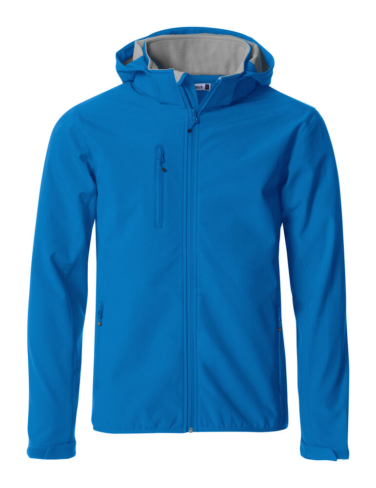 Basic Hoody Softshell Royalblå
