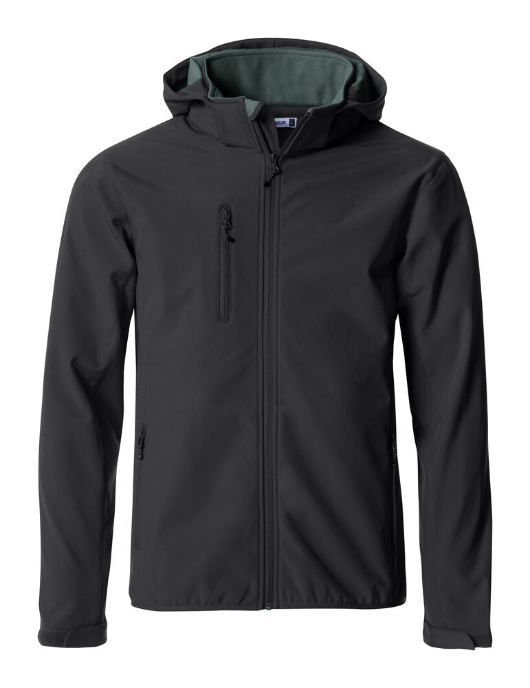 Basic Hoody Softshell Svart