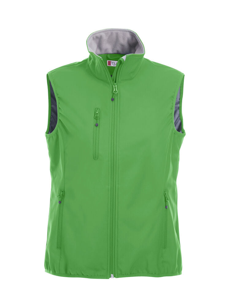 Basic Softshell Vest Ladies Äppelgrön