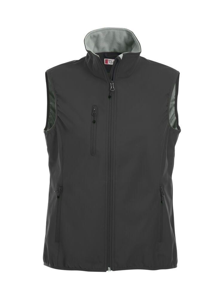 Basic Softshell Vest Ladies Svart