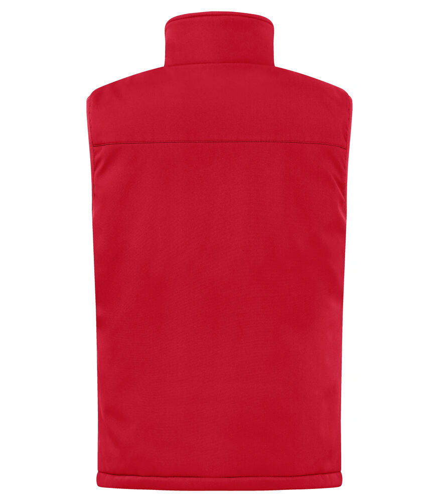 Padded Softshell Vest Röd