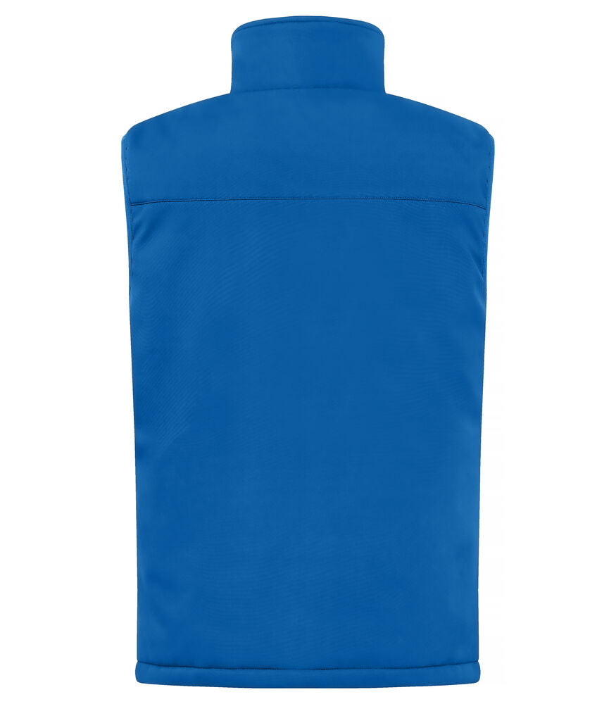 Padded Softshell Vest Royalblå