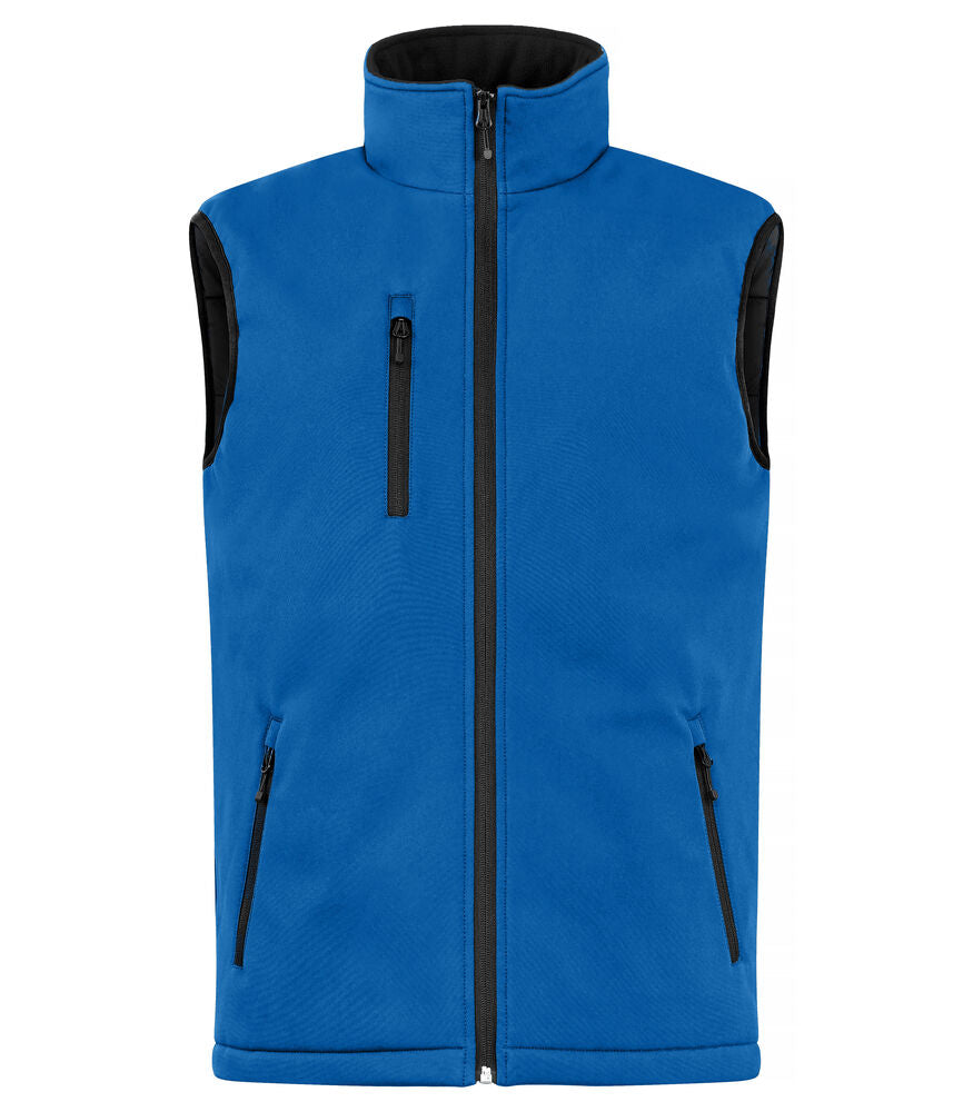 Padded Softshell Vest Royalblå