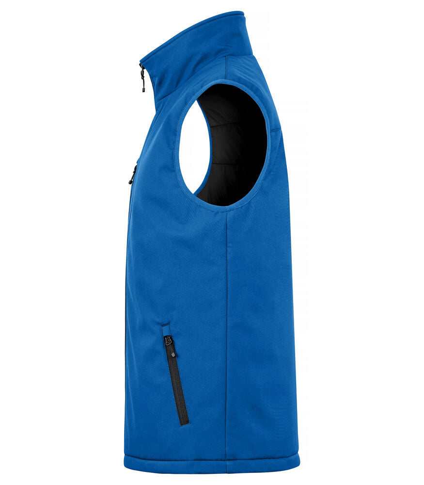 Padded Softshell Vest Royalblå