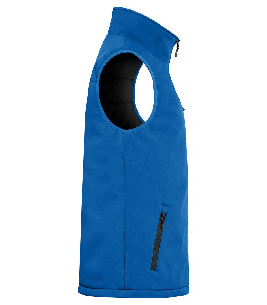 Padded Softshell Vest Royalblå
