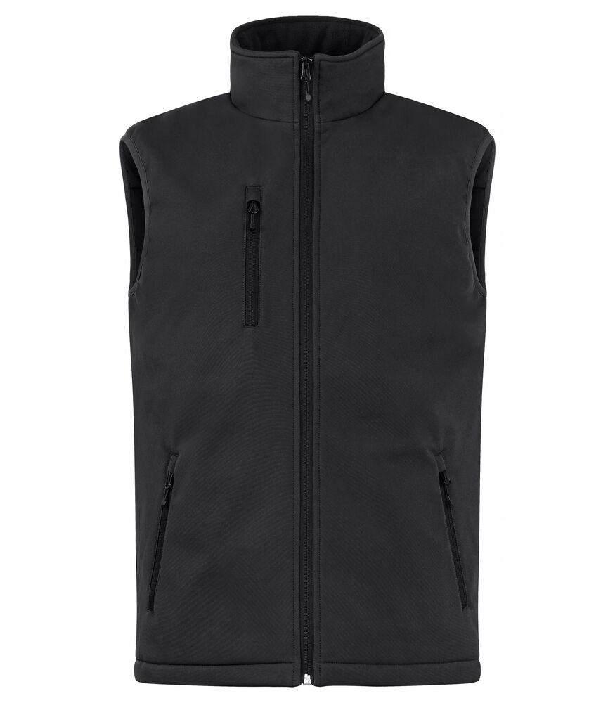 Padded Softshell Vest Svart
