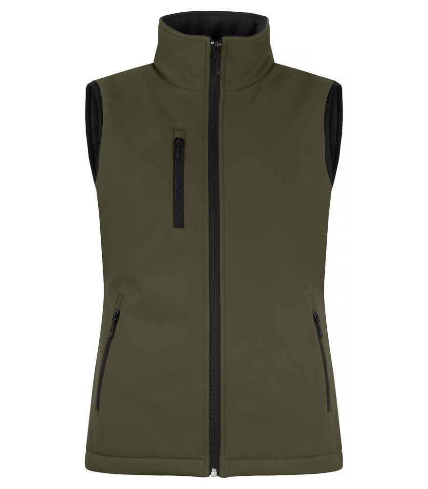 Padded Softshell Vest Women Dimgrön