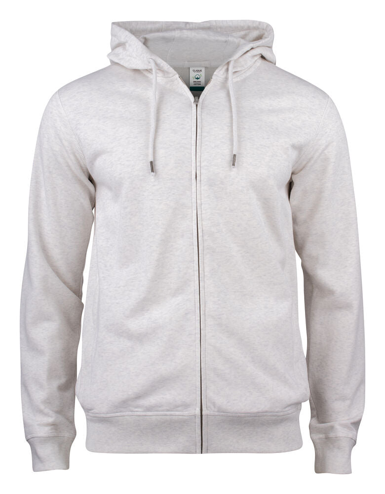 Premium OC Hoody Full Zip Naturmelerad