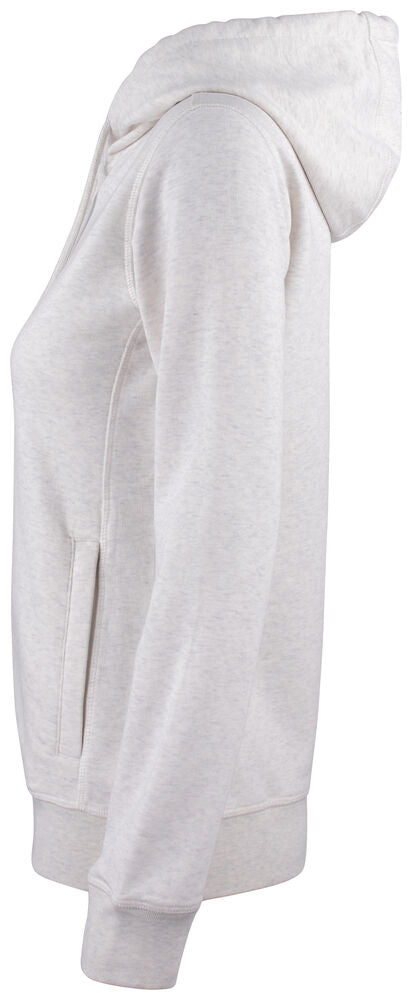 Premium OC Hoody Full Zip Women Naturmelerad