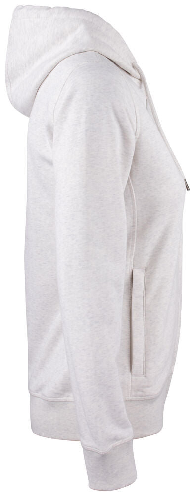 Premium OC Hoody Full Zip Women Naturmelerad