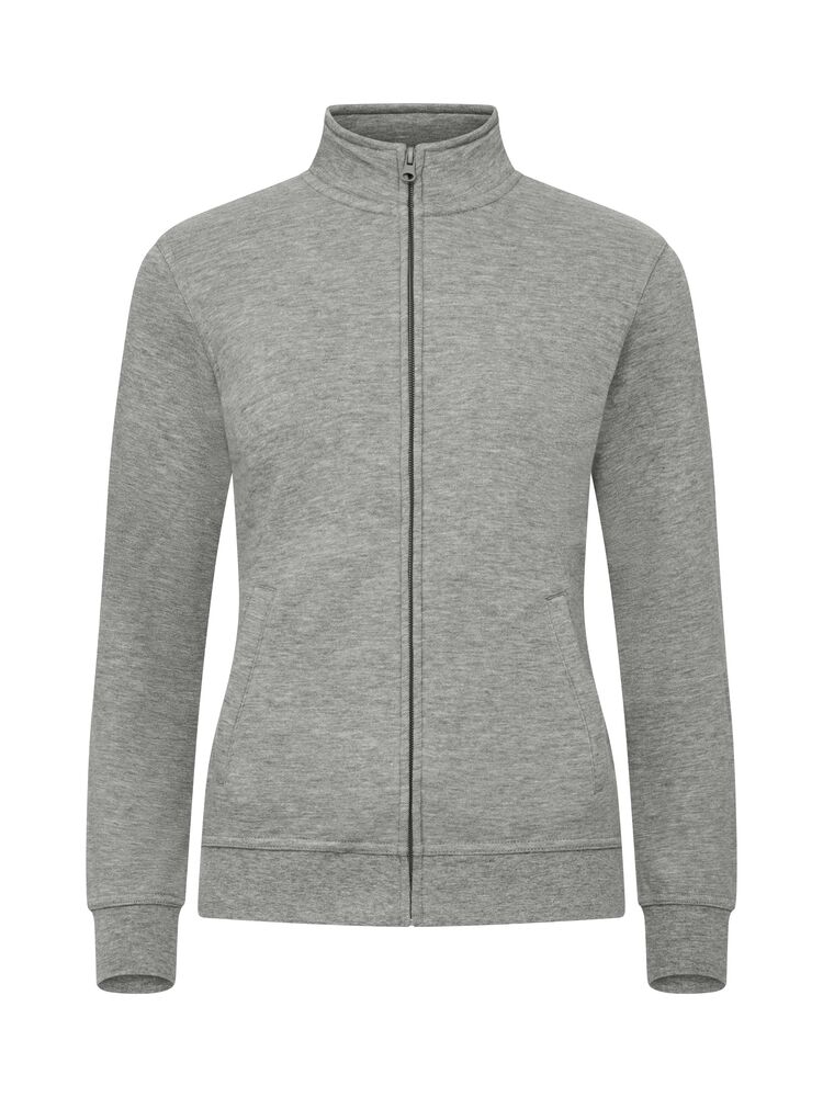 Basic Cardigan Women Gråmelerad