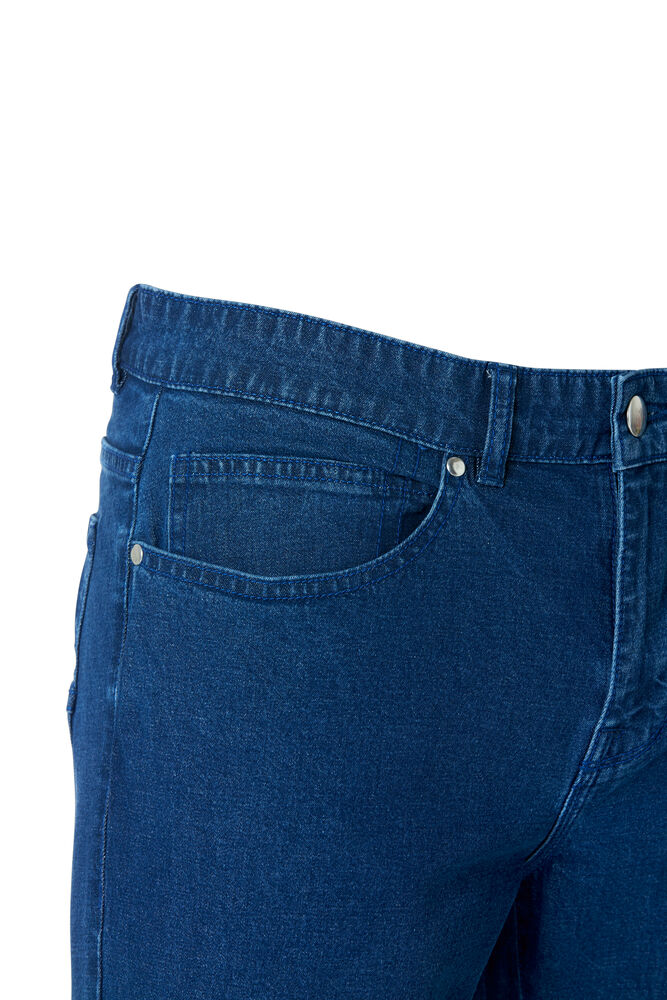 5-Pocket Stretch Denim Mörk marin
