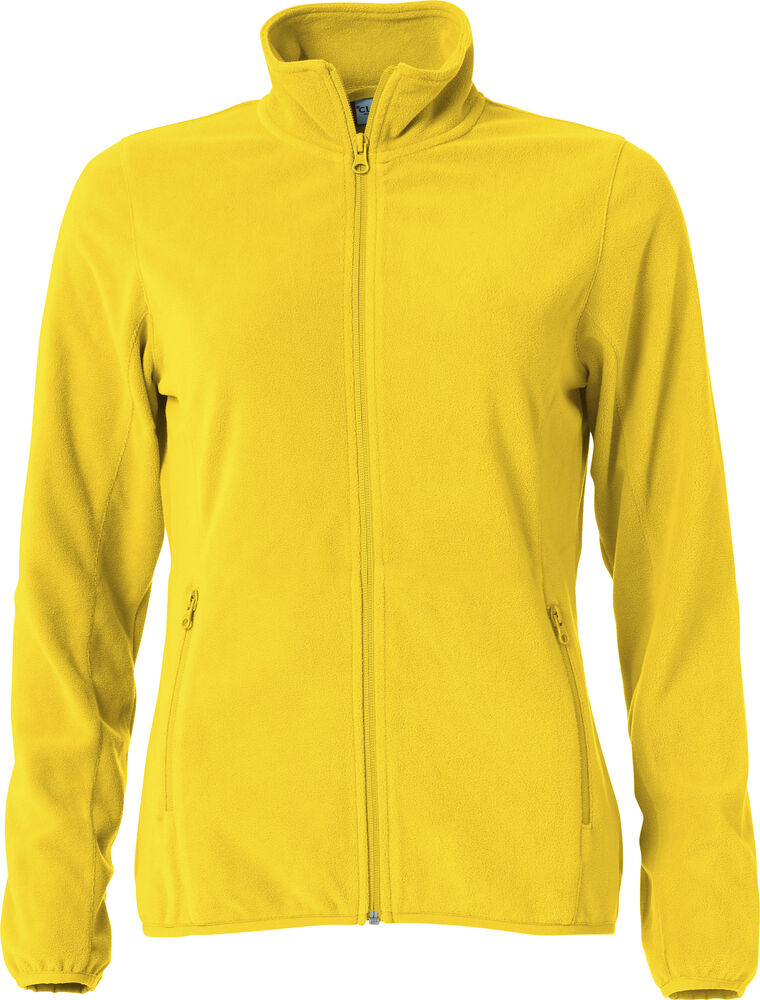 Basic Micro Fleece Jacket Women Citron