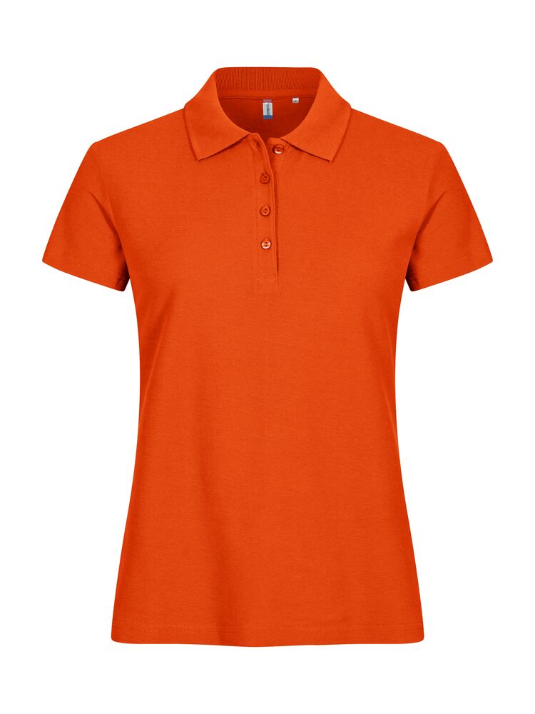 Basic Polo Women Blodapelsin