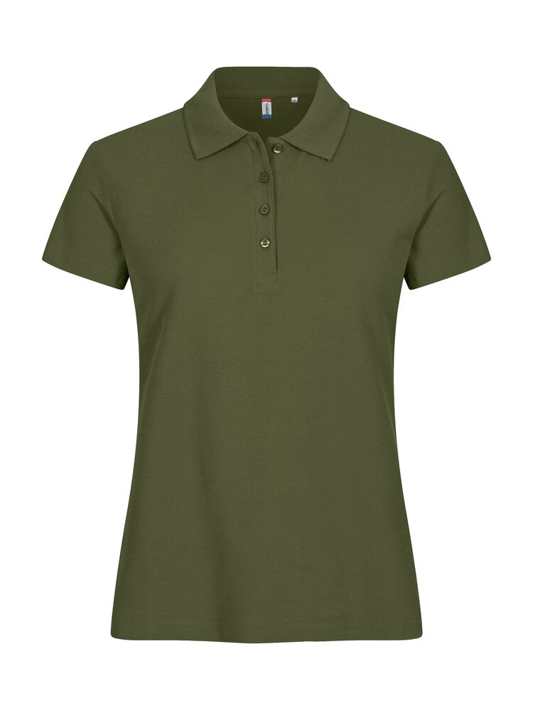 Basic Polo Women Armegrön