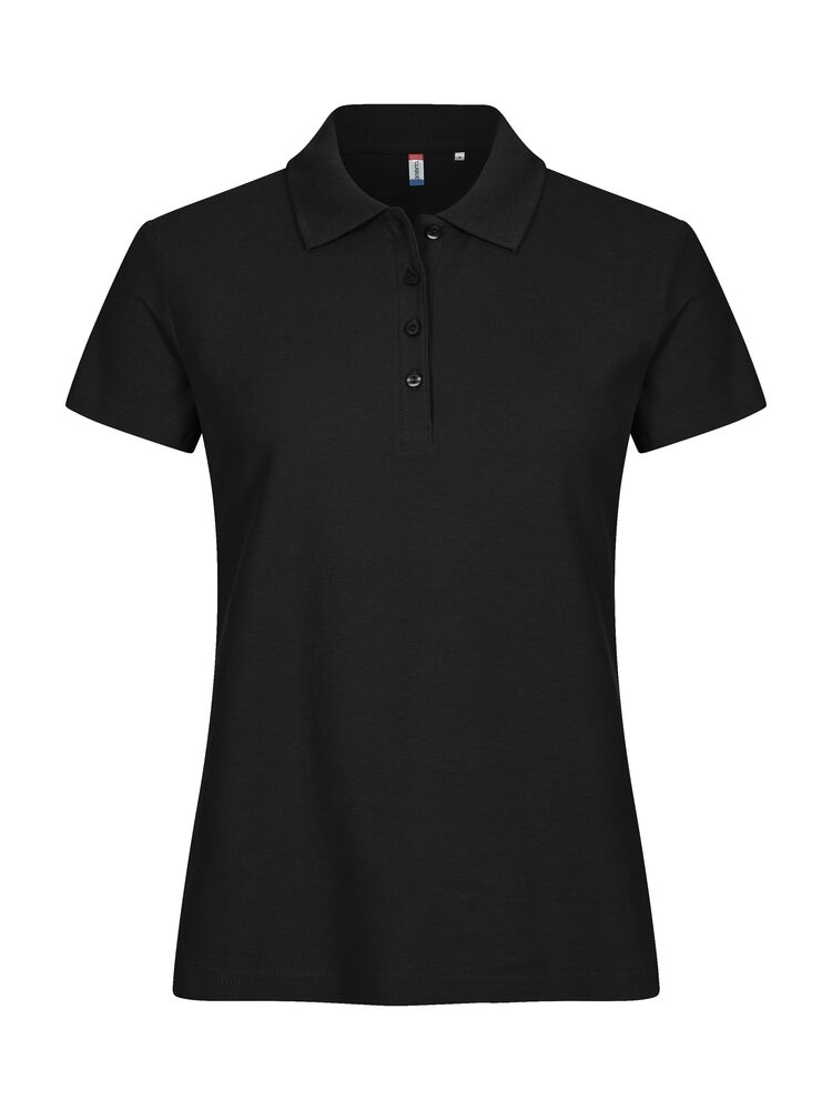 Basic Polo Women Svart