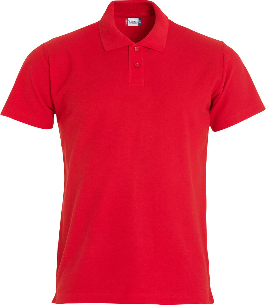 Basic Polo S/S Junior Röd