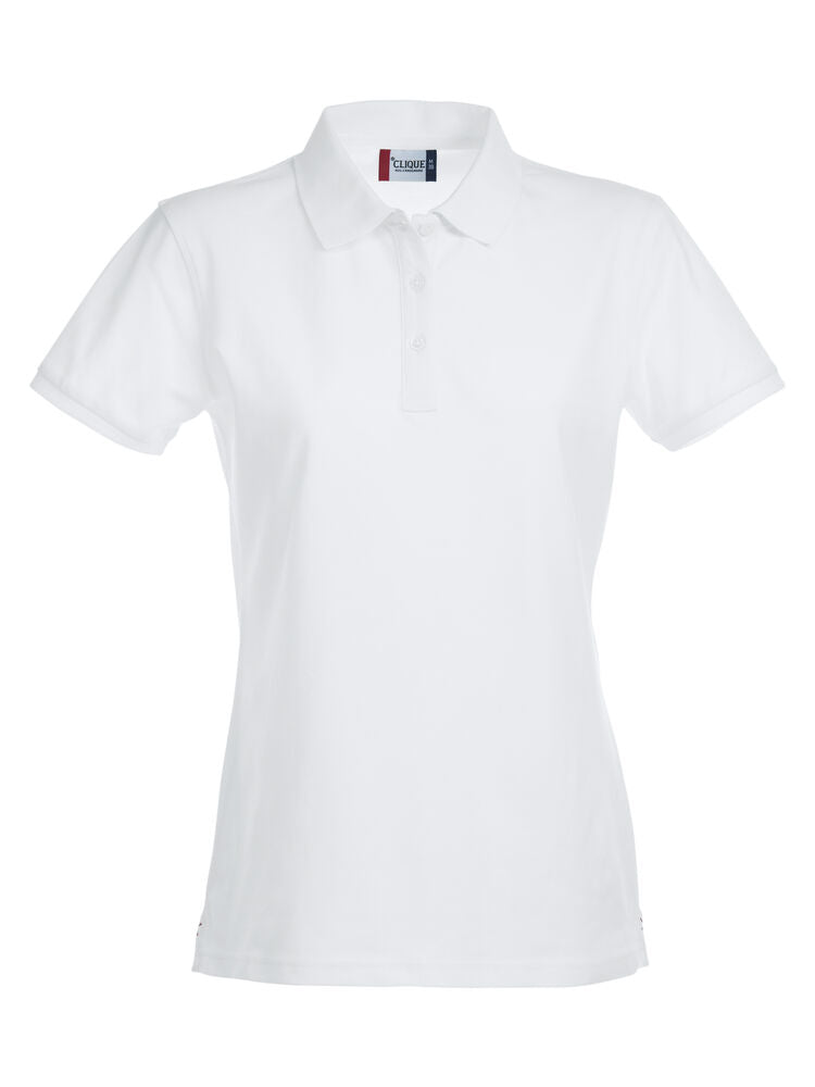 Stretch Premium Polo Women Vit
