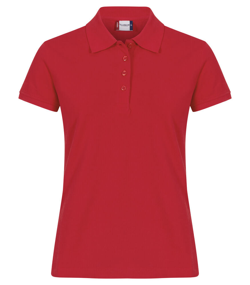 Heavy Premium Polo Women Röd