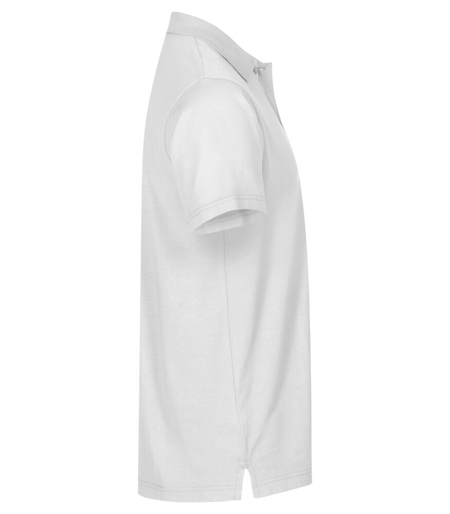 Single Jersey Polo Vit