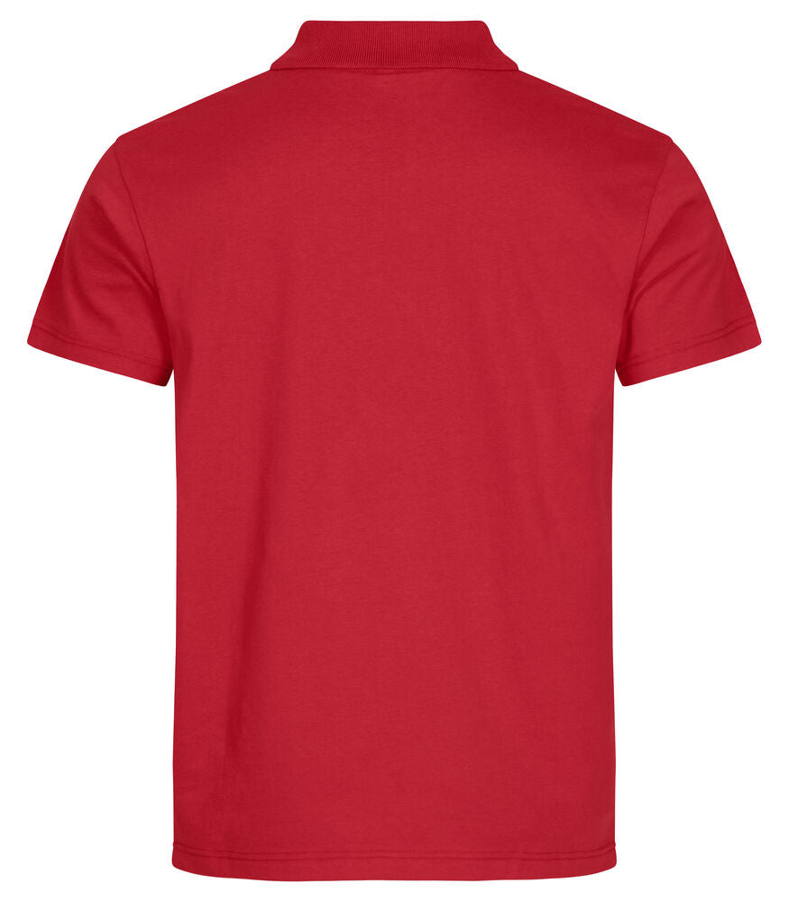 Single Jersey Polo Röd