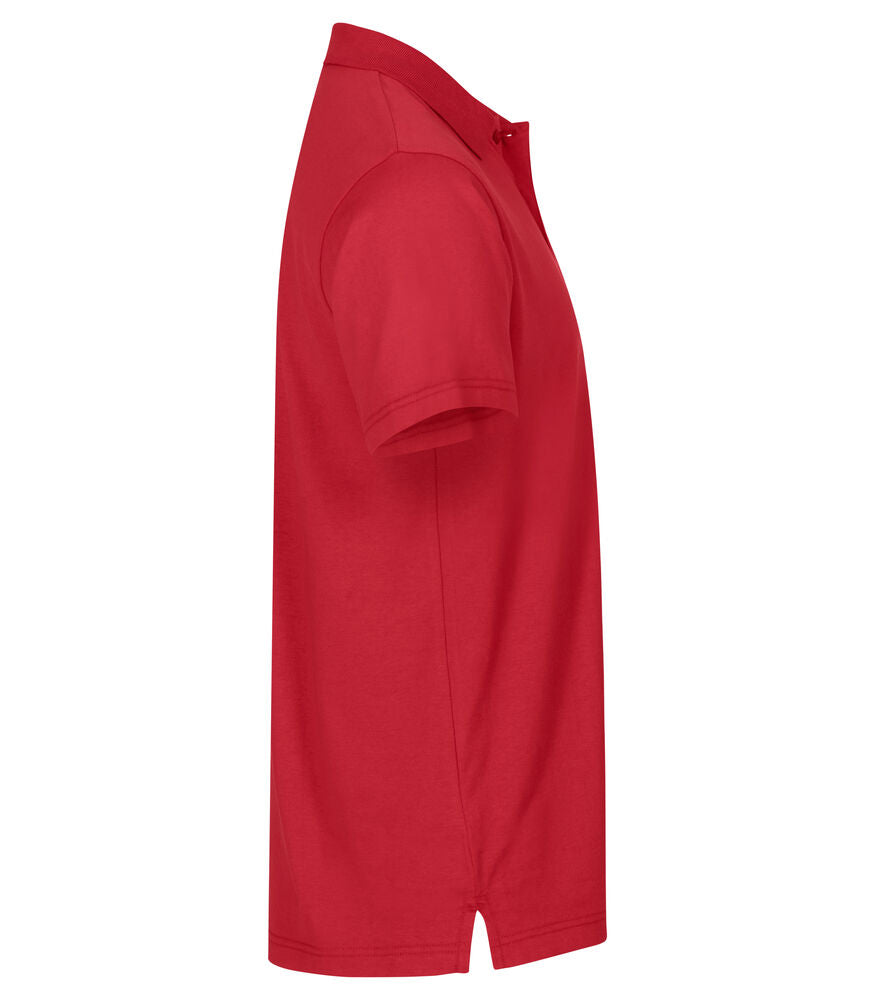 Single Jersey Polo Röd