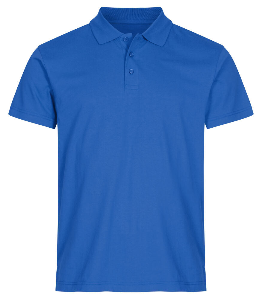 Single Jersey Polo Royalblå