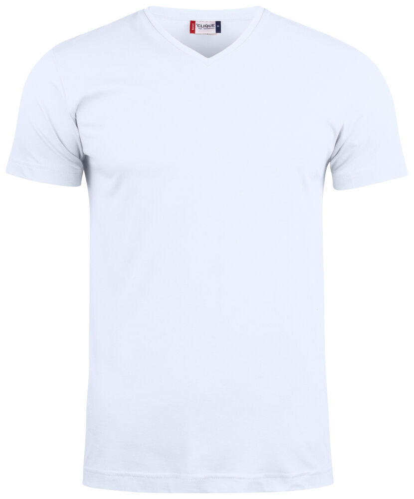 Basic-T V-neck Vit