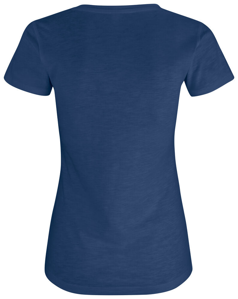 Slub-T Women Blåmelerad