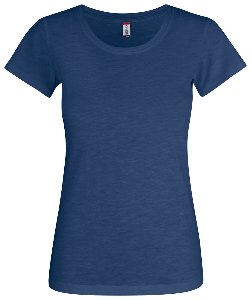 Slub-T Women Blåmelerad