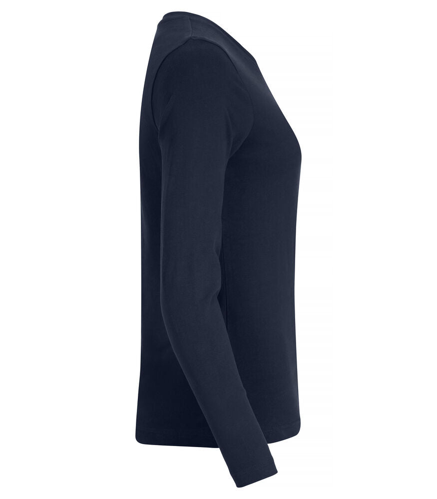 Premium Fashion-T L/S Women Mörk marin