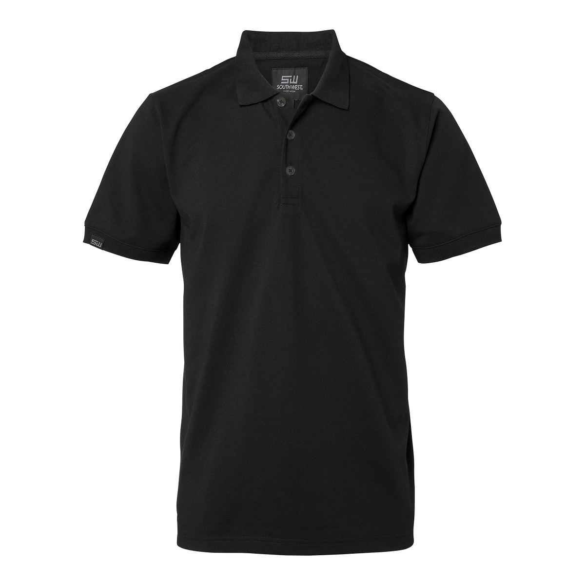 Weston solid Polo Svart