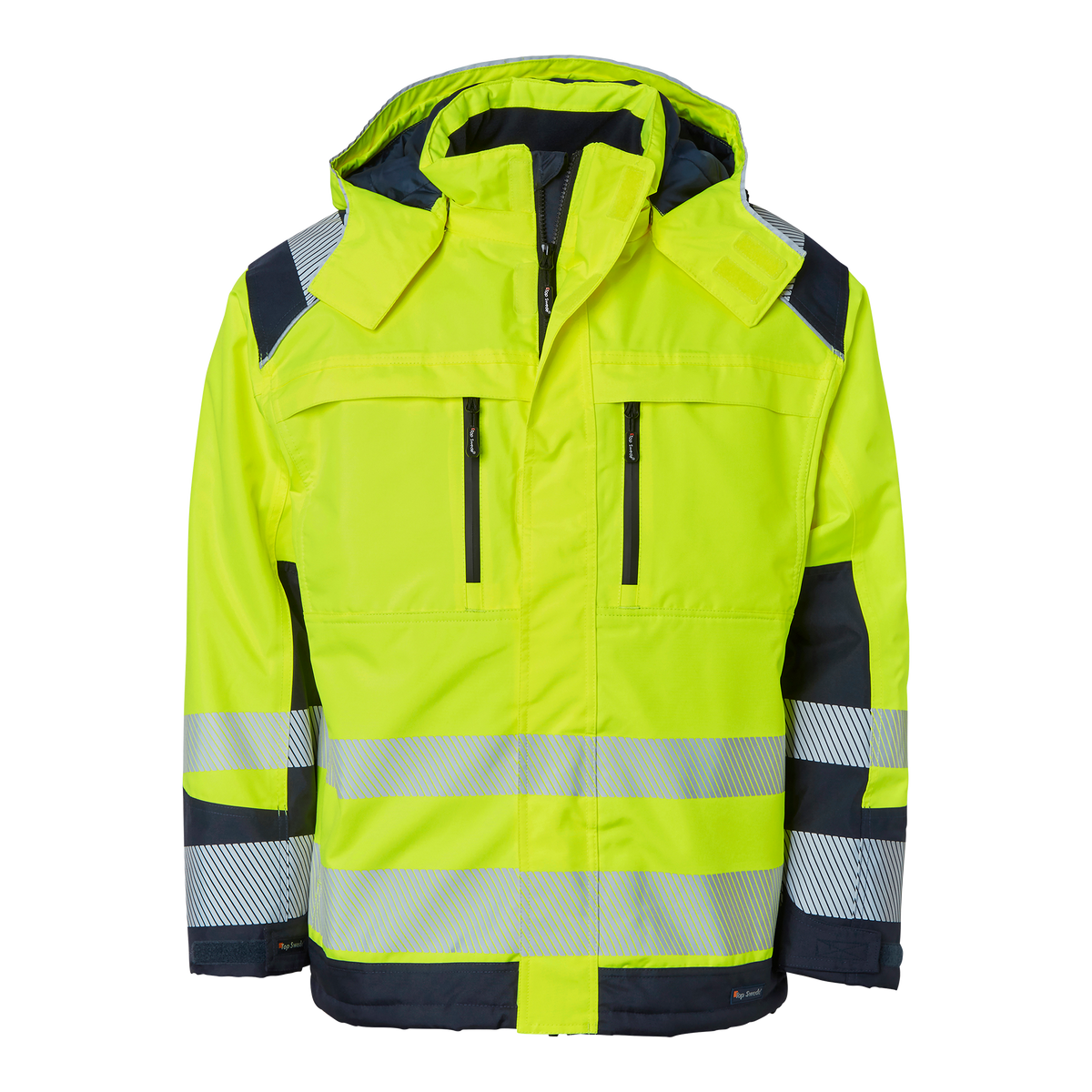 120 Jacket Varselgul/Marinblå