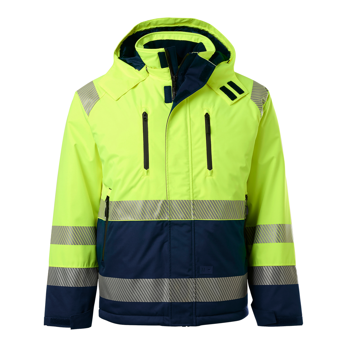 122 Jacket Varselgul/Marinblå