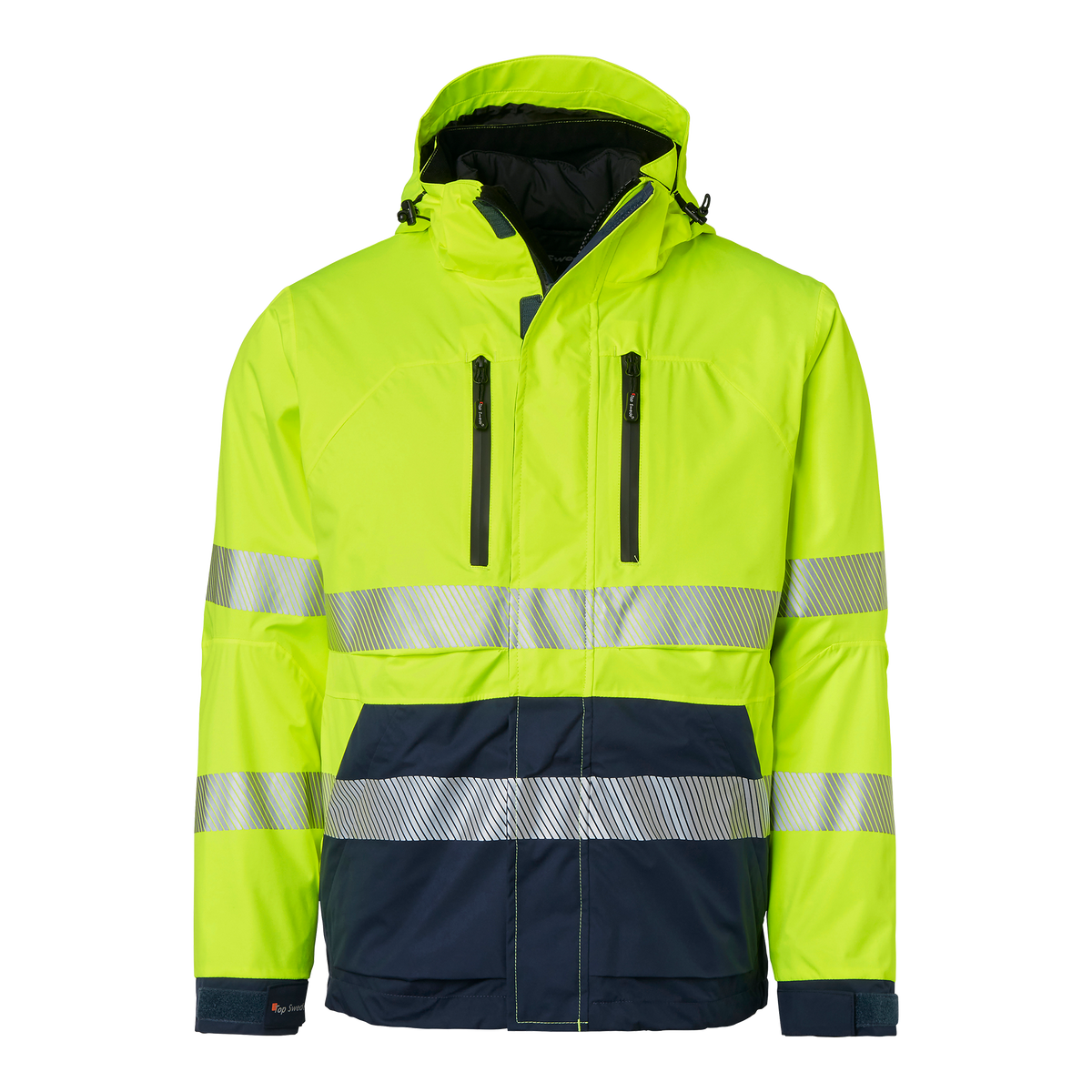 127 Jacket Varselgul/Marinblå