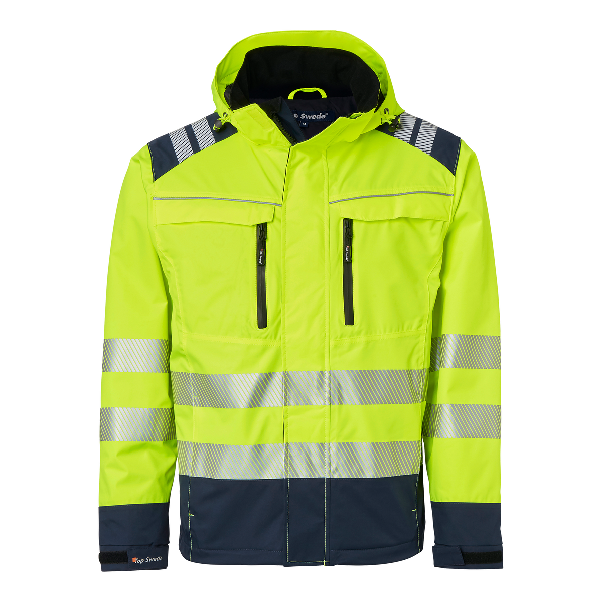 130 Jacket Varselgul/Marinblå