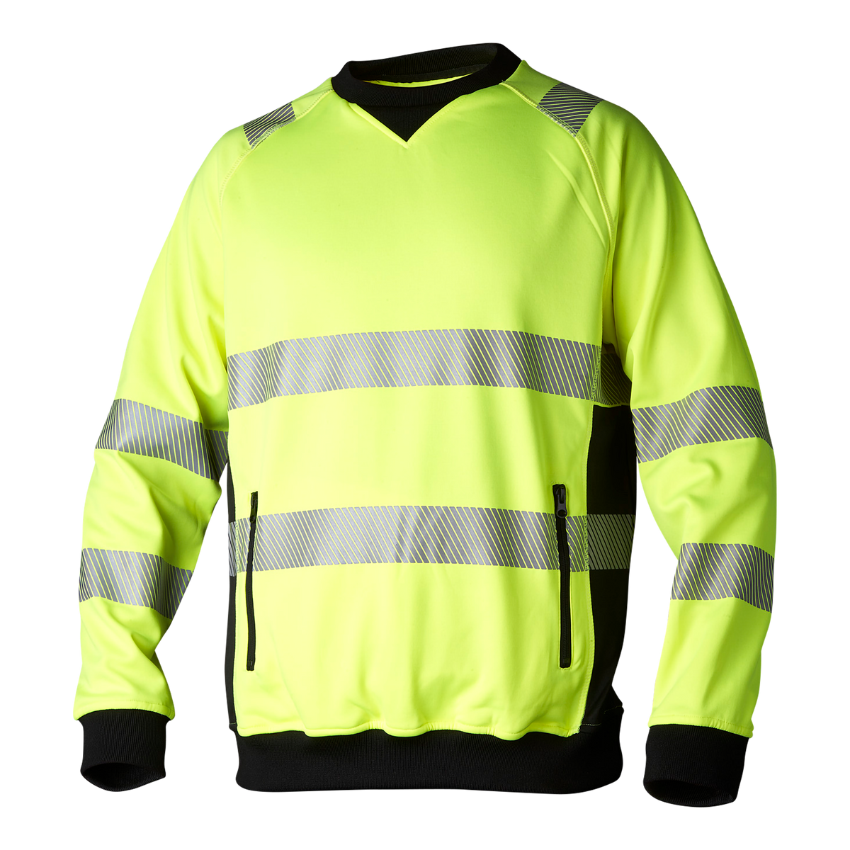 132 Sweatshirt Varselgul/Svart