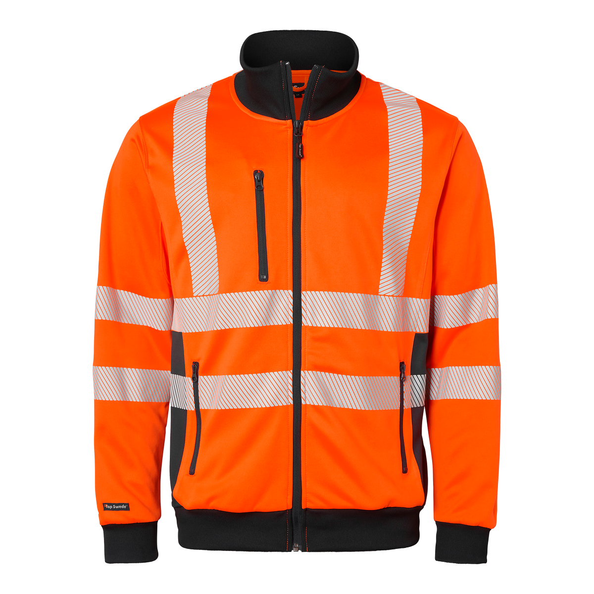 1529 Sweat Varselorange/Marinblå