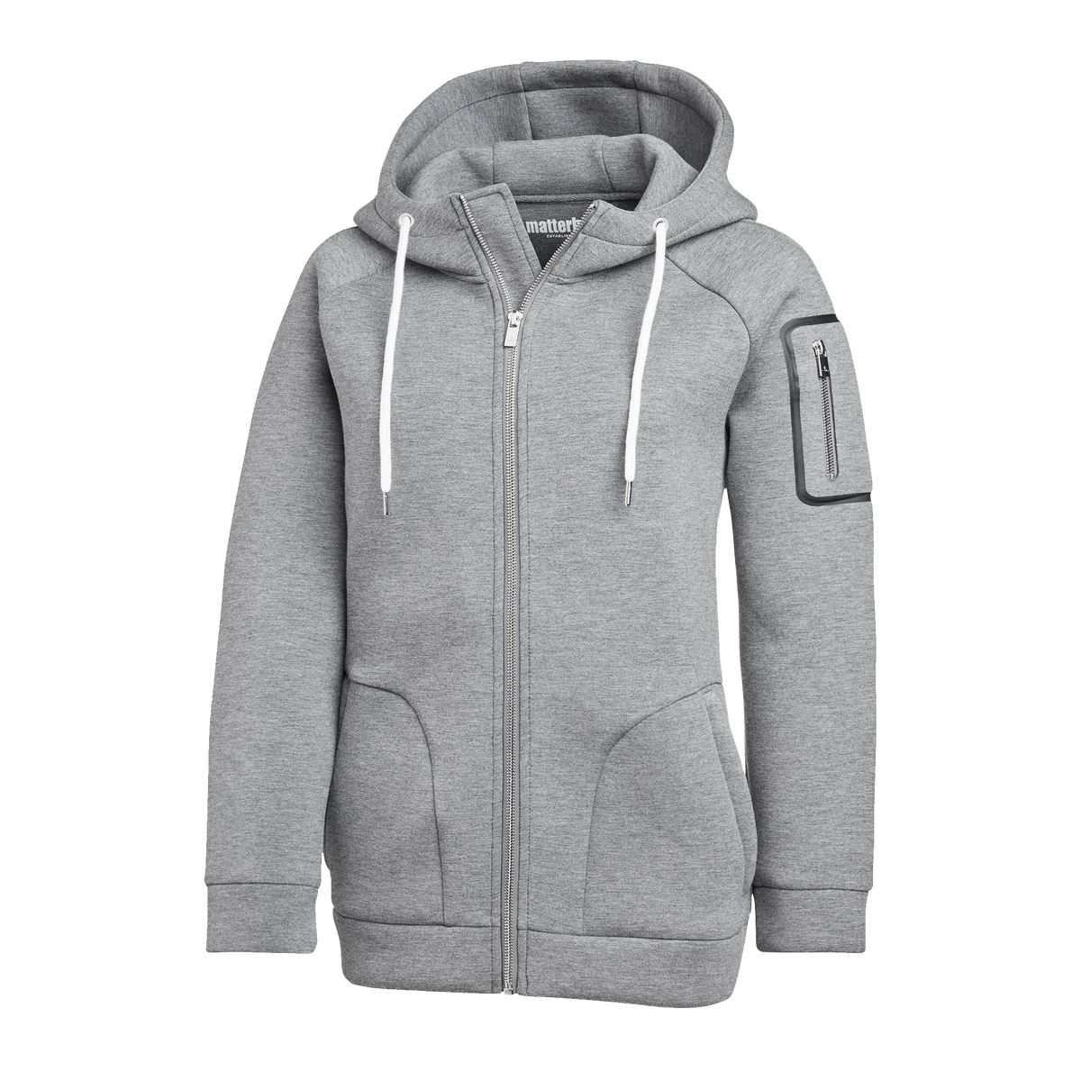 Paccard Hoodie dam Grå melange