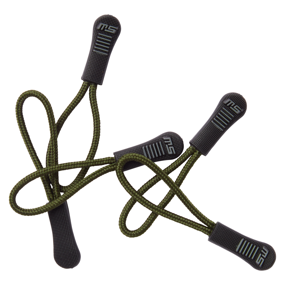 Zip-puller SW 5-pack Olivgrön