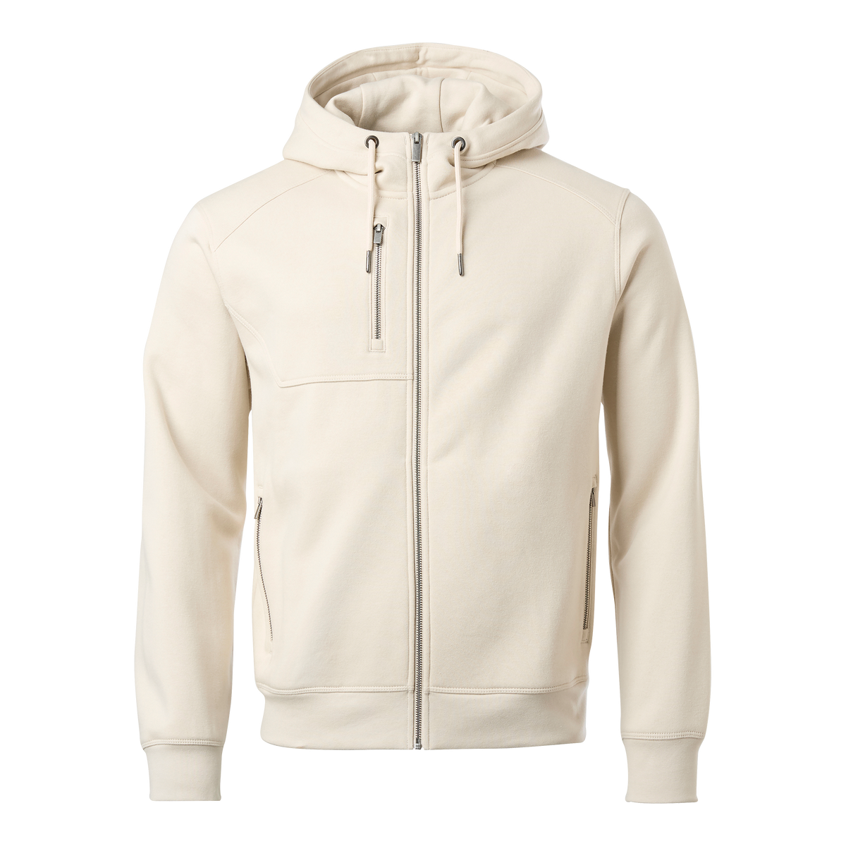 Gavin Zip Hood Ljus sand
