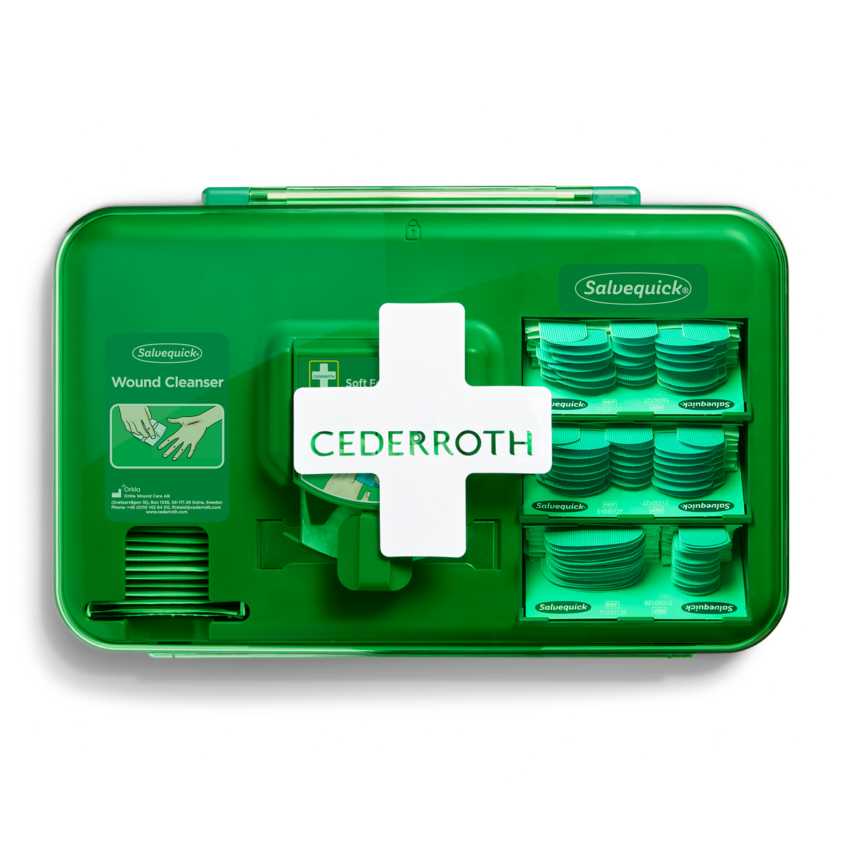 Dectectable Wound Care Dispenser Blå