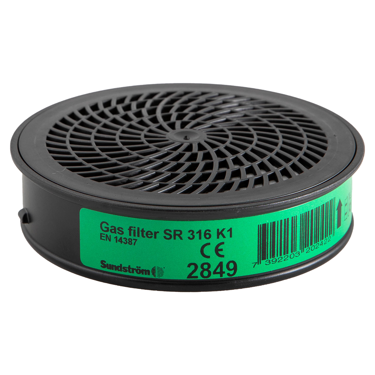 SR 316 Gas K1 5p Filter Svart