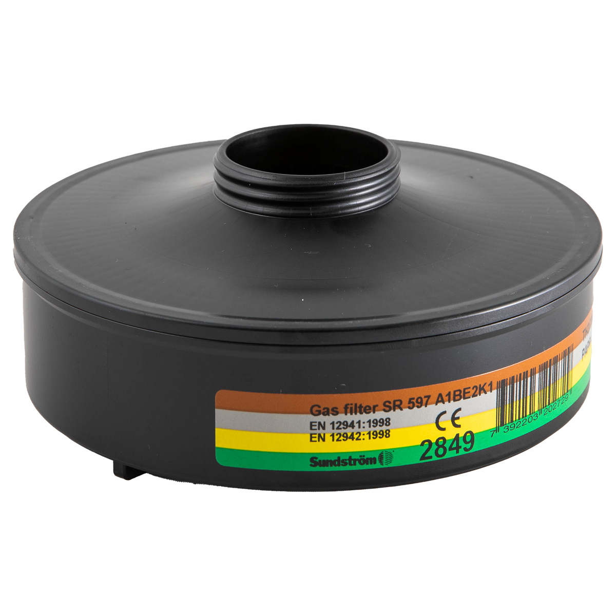SR 597 Gas A1BE2K1 2p Filter PAPR Svart
