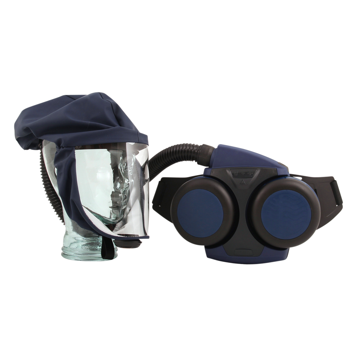 SR 500 / SR 520 Fan & Hood PAPR Svart/Blå