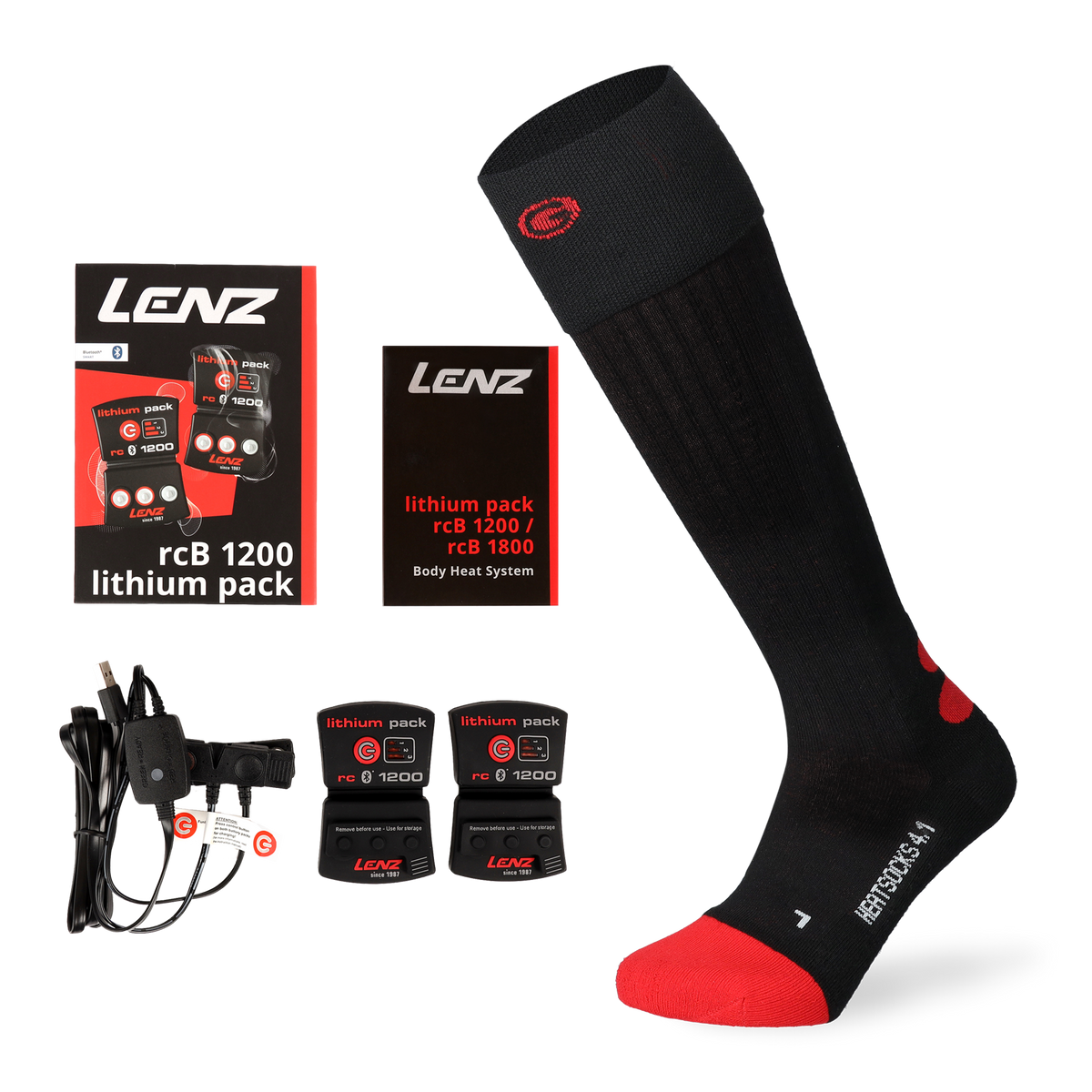 1200 BT Pro Set Socks Svart