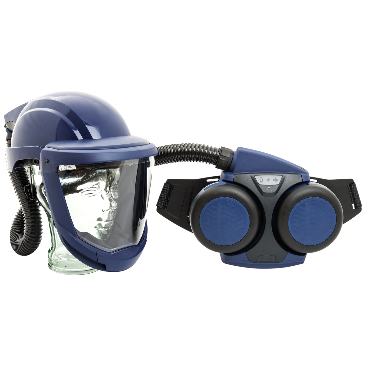 SR 500/SR 580 Helmet & Fan Unit PAPR Blå