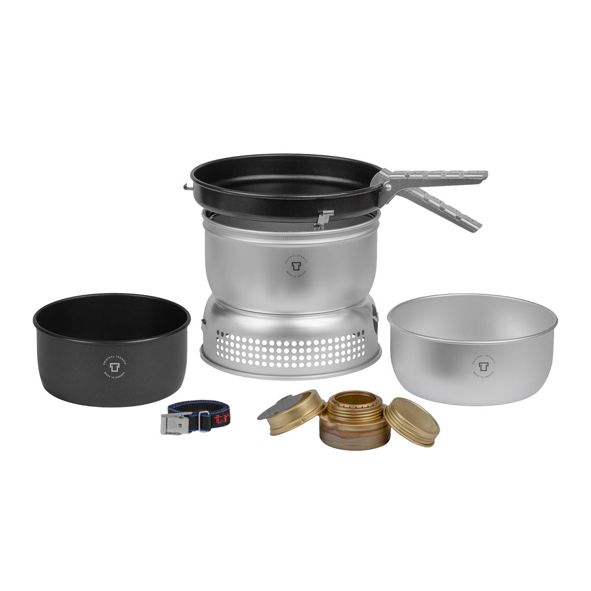 Stove Set Camping Gear Silver